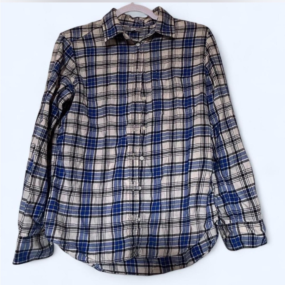 💙UNIQLO BLUE FLANNEL!💙